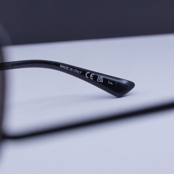 Saint Laurent SL653 LEON 002 Aviator Sunglasses - Black - Picture 8 of 9